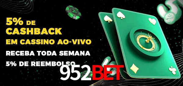 Promoções do cassino ao Vivo 952bet